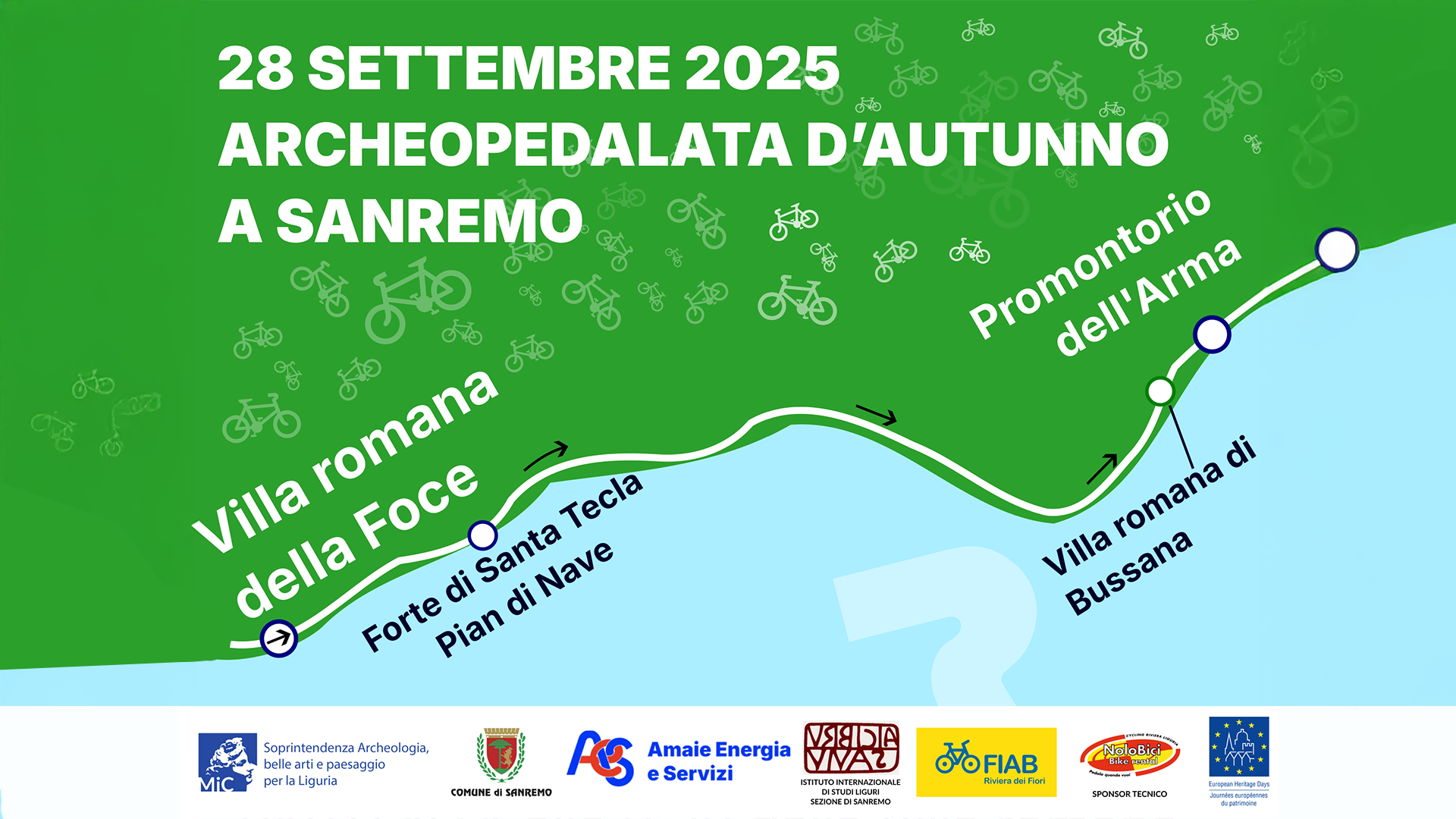 Archeopedalata 2025 a Sanremo: appuntamento per domenica 28 settembre